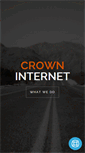 Mobile Screenshot of crowninternet.com